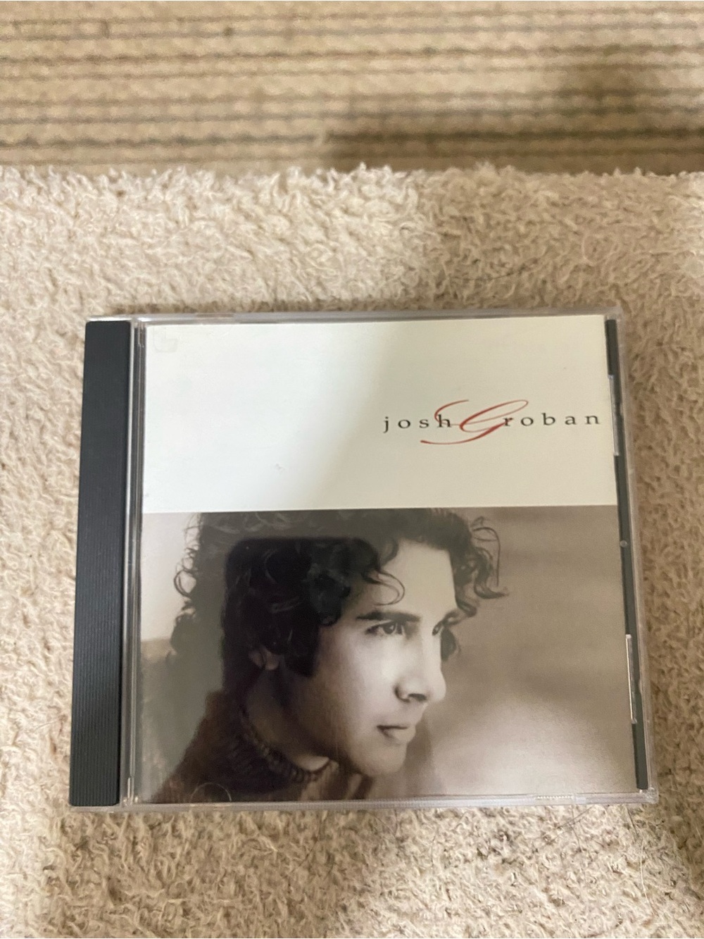 Josh Groban Self-Titled CD - White & Sepia Cover